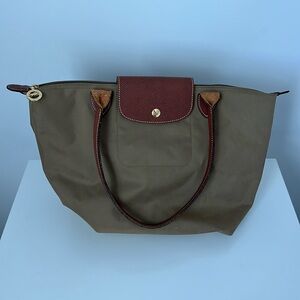 Longchamp Le Pliage Tote - Medium - Desert Sand